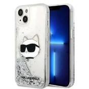 Karl Lagerfeld iPhone 12 6,1 silver hardcase Glitter Choupette Head (KLHCP12MLNCHCS)