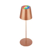 Briloner 7510013-LED RGB prigušiva stona lampa CALIDA 2,5W/5V IP44 1200mAh bronzana
