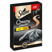 Sheba Creamy Snacks - Piletina i losos (9 x 12 g)