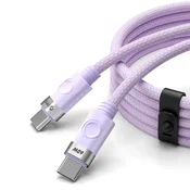 Orico Napajalni kabel CDX 60W 3A USB-C 1 m - vijoličen