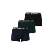JACK & JONES Boksarice JACMAX mornarska/temno zelena/črna
