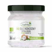 NatVita Bio Organic Extra Virgin Coconut Oil 200ml