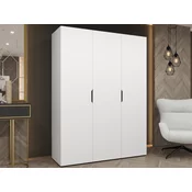 Garderobna omara Hartford 511 (Bela) Bela, 202x150x50cm, Vrata omare: S tečaji