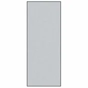 Vidaxl Doormat Siva in črna 120 x 300 cm 100% poliamid