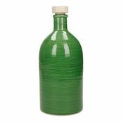 Zelena keramicka bocica za ulje Brandani Maiolica, 500 ml