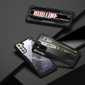 NEW Oklepno ohišje z okvirjem Galaxy S21+ 5G Fusion X Design Trak za vstopnice črn