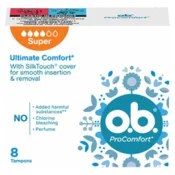 O.B. ProComfort Super tamponi, 8 kosov