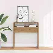 konzolni stol Artisan hrast 78x30x80 cm konstruirano drvo