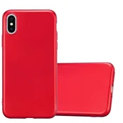 Cadorabo Cadorabo Case, združljiv z Apple v kovinsko rdeči - zaščitni pokrov, narejen iz fleksibilnega silikona TPU, (20587271)