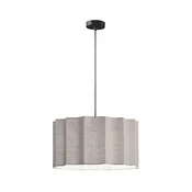 Luster na sajli WAVY 1xE27/14W/230V siva