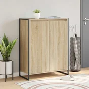 vidaXL vidaXL Omara za čevlje z vrati Sonoma 79 x 36 x 100 cm Konstruiran les, (5000092365)