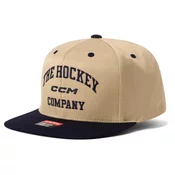 Moška kapa s ščitnikom CCM Athleisure Flatbrim Oat Milk
