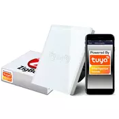 shumee Stikalo za rolo žaluzije Tuya Zigbee na dotik, belo