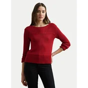 LAUREN RALPH LAUREN Pulover 200909317006 Rdeča Relaxed Fit
