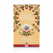 English Tea Shop Beli Čaj z Ličija in Kakava 20x2g