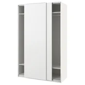 PAX/HASVIK Garderobni sestav, bela/bela, 150x66x236 cm
