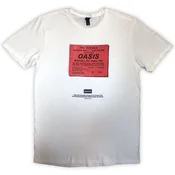 Oasis Definitely Maybe Ticket Stub White L Majica