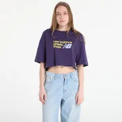 Majice New Balance Athletics Premium Chest Logo Cropped T-Shirt Boyseerry M