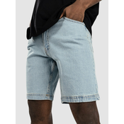 Denim Project Miami Loose Kratke hlace light blue washed