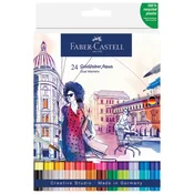 MARKER DVOJNO KONČAN AKVAREL 24 BARVE GOLDFABER FABER CASTELL 164624 SORTIRANO BLISTER