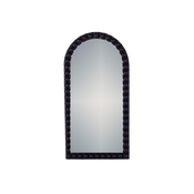 DIKER HOME Zidno ogledalo, 83x42cm, Crno