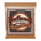 Set strun za 12-strunsko akustično kitaro Earthwood Phosphor Bronze Ernie Ball 2153