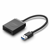 Ugreen Bralnik kartic SD/micro SD za USB 3.0 črn (20250)
