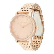 MICHAEL Michael Kors Analogna ura MELISSA rožnato zlata/transparentna