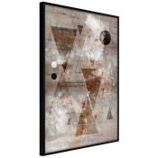 Poster - Brick-Built Triangles 40x60