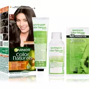 GARNIER Color Naturals Creme dolgo obstojna hranilna barva odtenek 3 Dark Brown 4 pcs