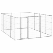 Vanjski kavez za pse od pocincanog celika 14,52 m2