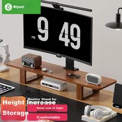 Biaze Postolje za monitor, 100x20 cm, Braon