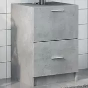 Vidaxl vidaXL Omarica za umivalnik betonsko siva 40x37x59 cm