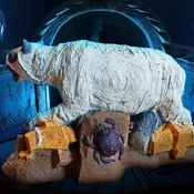 Leitold 3d tarča živali tombcat