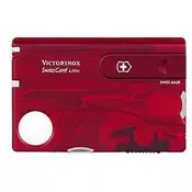 Pocket knife Victorinox Swiss Card Lite Translucent red 0.7300.T