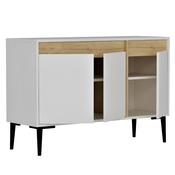 Hanah Home HANAH HOME Asude - White, Sapphire Oak konzolna miza, (20868385)