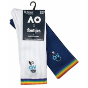 Carape za tenis Australian Open Pride Sneaker Socks 2P - white/navy