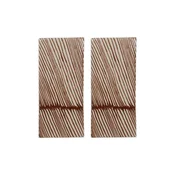 House Doctor set pladnjev iz kamenine 26 x 12 cm