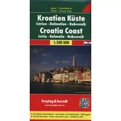 Chorvatské pobřeží 1:200.000 / Croatia Coast 1:200T