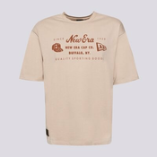 New Era T-Shirt Ne Heritage Patch Os None Moški Oblačila Majice 60435369 Bež