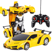 shumee Rumeni avtobotski robotski avto na daljinsko upravljanje