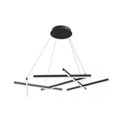 Maytoni MOD016PL-L75B - LED Lestenec na vrvici LINE LED/79W/230V črna