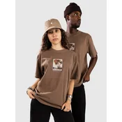 Katin USA Brisa moška majica brown vintage wash
