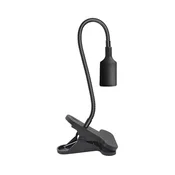 Fleksibilna stona lampa sa stezaljkom PLANTY 1xE27/30W/230V crna