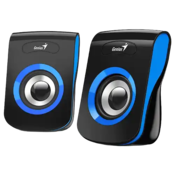 GENIUS Zvučnik SP-Q180 plavi/ 2.0/ 6W/ USB napajanje/ 3.5" jack/ crno-plavi