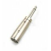 Adapter Master Audio - HY4844, XLR 3/6.3mm, srebrnast