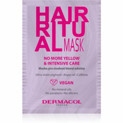 Dermacol Hair Ritual No More Yellow Mask maska za kosu za plavu kosu 15 ml