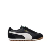 PUMA Arizona Retro Sneakers Unisex, Shoes, Black/Warm White, 40.5
