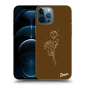 ULTIMATE CASE za Apple iPhone 12 Pro Max - Brown flowers