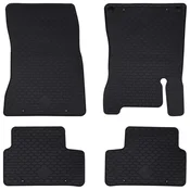 vidaXL Avto preproga 4 pcs Črna TPE